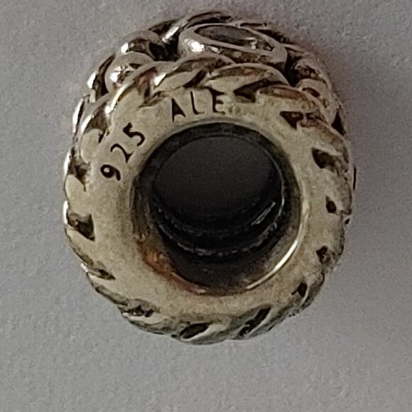 PANDORA Rhine Stone Charm Studded Bikercore - Picture 2 of 5